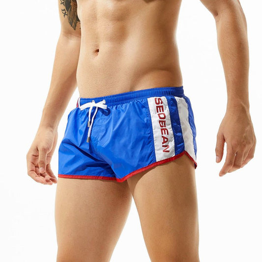 Men's Breathable Sports Shorts - Lightweight Polyester Swimwear for Summer - Aqova