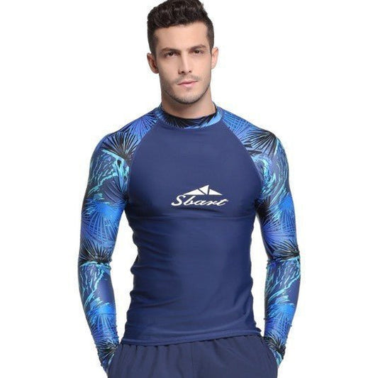 Men's Wetsuit Long - sleeved Sunscreen Swimsuit - Aqova