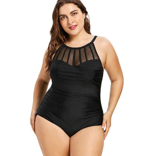 Plus size hot spring one - piece swimsuit - Aqova