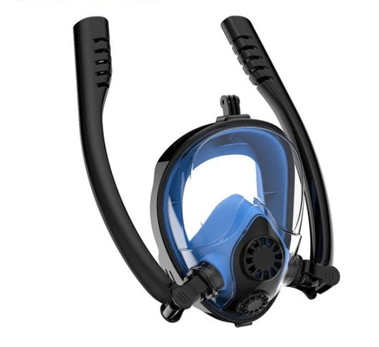 Premium Scuba Diving Mask - S/M & L/XL Sizes for Kids and Adults - Aqova