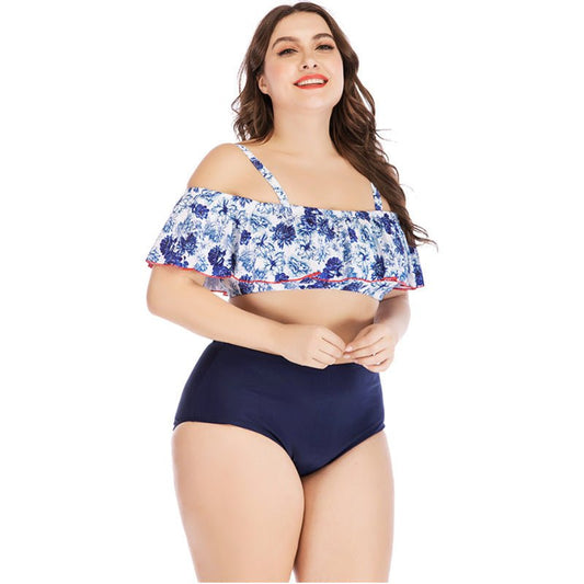 Women's printed plus size swimsuit - Aqova