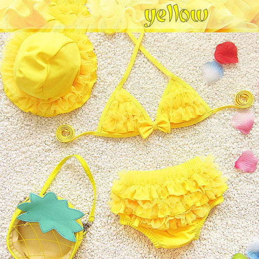 Adorable Baby Girls' Swimsuit - Sleeveless, Split Design for 1 Year Olds - Aqova
