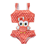 Baby Girls Swimwear Watermelon Swimsuit Swimming Beach Bathing Bikini Cute Summer One - piece Swimming Costume - Aqova