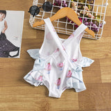 Back Cross Double Bow Swimsuit - Stylish One - Piece for Swimming Fun - Aqova