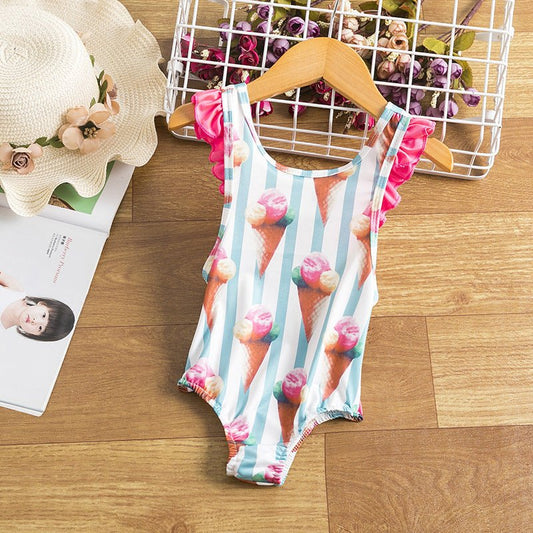 Back Cross Double Bow Swimsuit - Stylish One - Piece for Swimming Fun - Aqova