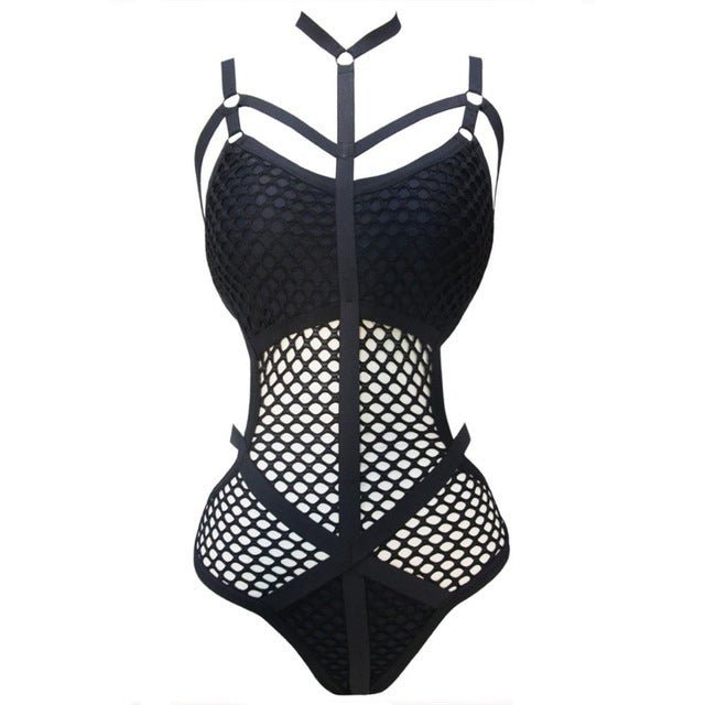 Beach Lady Swimwear - Sexy Sleeveless Swimsuit with Chest Pad Options - Aqova