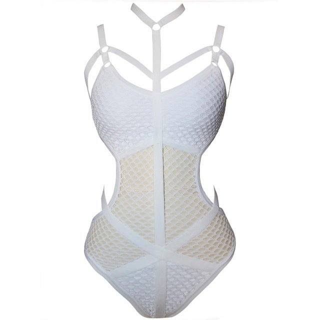 Beach Lady Swimwear - Sexy Sleeveless Swimsuit with Chest Pad Options - Aqova