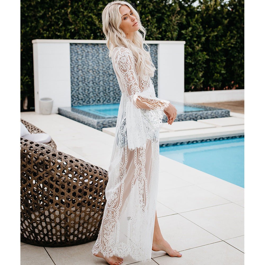 Bikini Beach Sun Protection Long Cover Up - Aqova