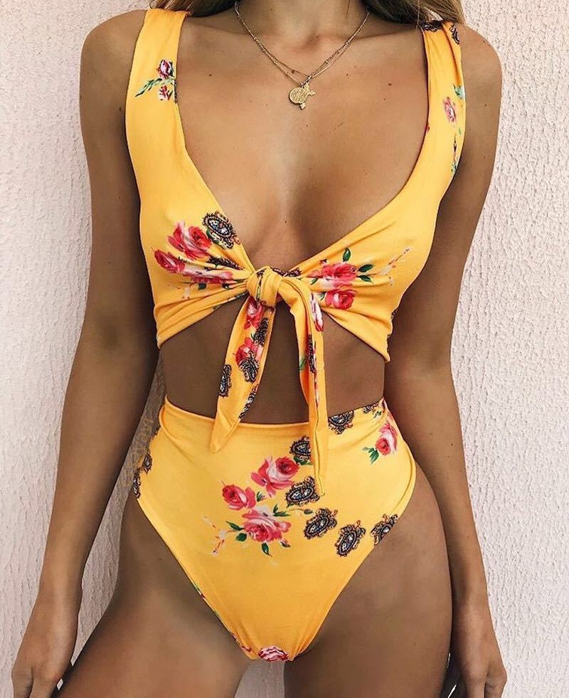 Bikini knotted double - sided swimsuit - Aqova