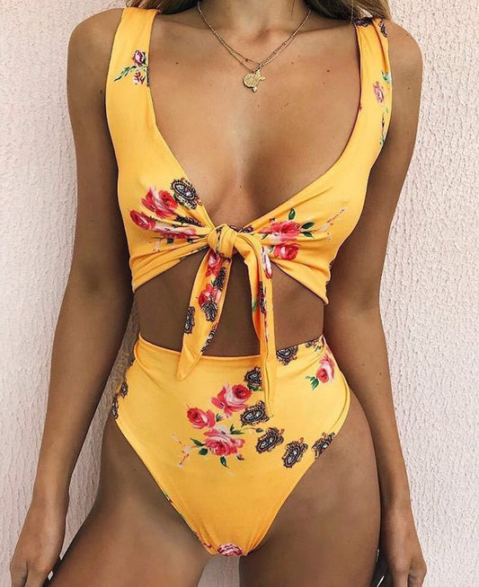 Bikini knotted double - sided swimsuit - Aqova