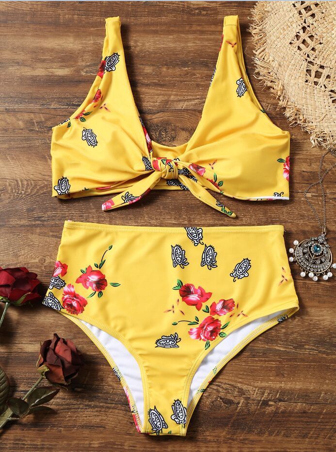 Bikini knotted double - sided swimsuit - Aqova