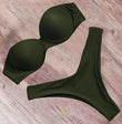 Bikini solid color split ladies swimwear - Aqova