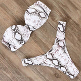 Bikini solid color split ladies swimwear - Aqova
