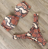 Bikini solid color split ladies swimwear - Aqova