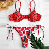 Bikini Swimwear Women Push Up Swimsuit - Aqova
