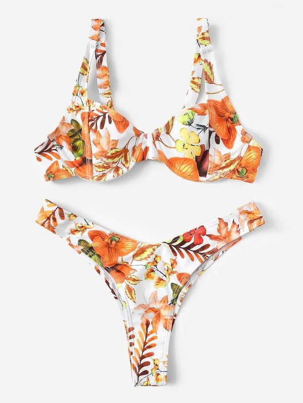 Bikini Swimwear Women Push Up Swimsuit - Aqova