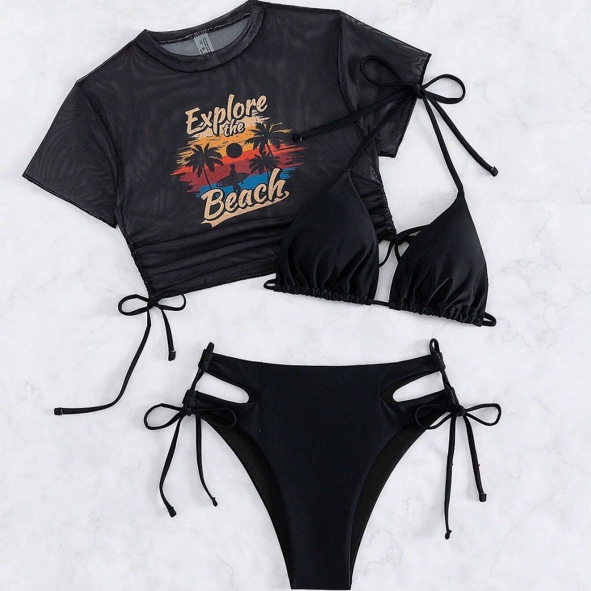 Bikini Three Piece Swimsuit Women - Aqova
