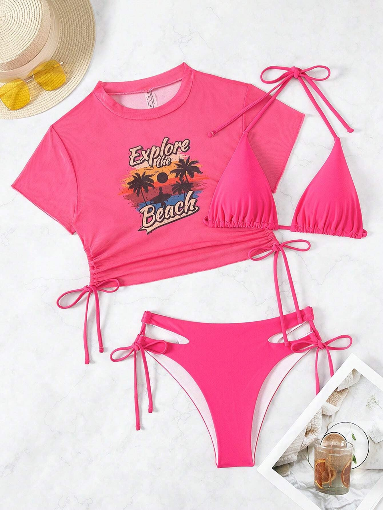 Bikini Three Piece Swimsuit Women - Aqova