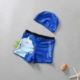 Boys' Dinosaur Print Boxer Shorts - Comfortable Polyester Swimwear - Aqova