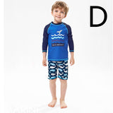 Boys Quick - Drying Split Swimsuit - Stylish Kids Swimwear for Summer Fun - Aqova