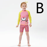 Boys Quick - Drying Split Swimsuit - Stylish Kids Swimwear for Summer Fun - Aqova