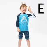 Boys Quick - Drying Split Swimsuit - Stylish Kids Swimwear for Summer Fun - Aqova