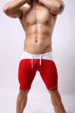 Brave Person Men's Swimming Trunks - Nylon Fitness Pants for Active Men - Aqova