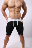 Brave Person Men's Swimming Trunks - Nylon Fitness Pants for Active Men - Aqova