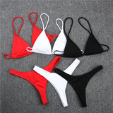 Brazilian Girls Swimming Suits Bikini Small Cup High Cut - Aqova