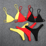 Brazilian Girls Swimming Suits Bikini Small Cup High Cut - Aqova