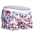 Brazilian Sunga Swim Shorts for Men - Sexy Fit & Stylish Geometry Print - Aqova