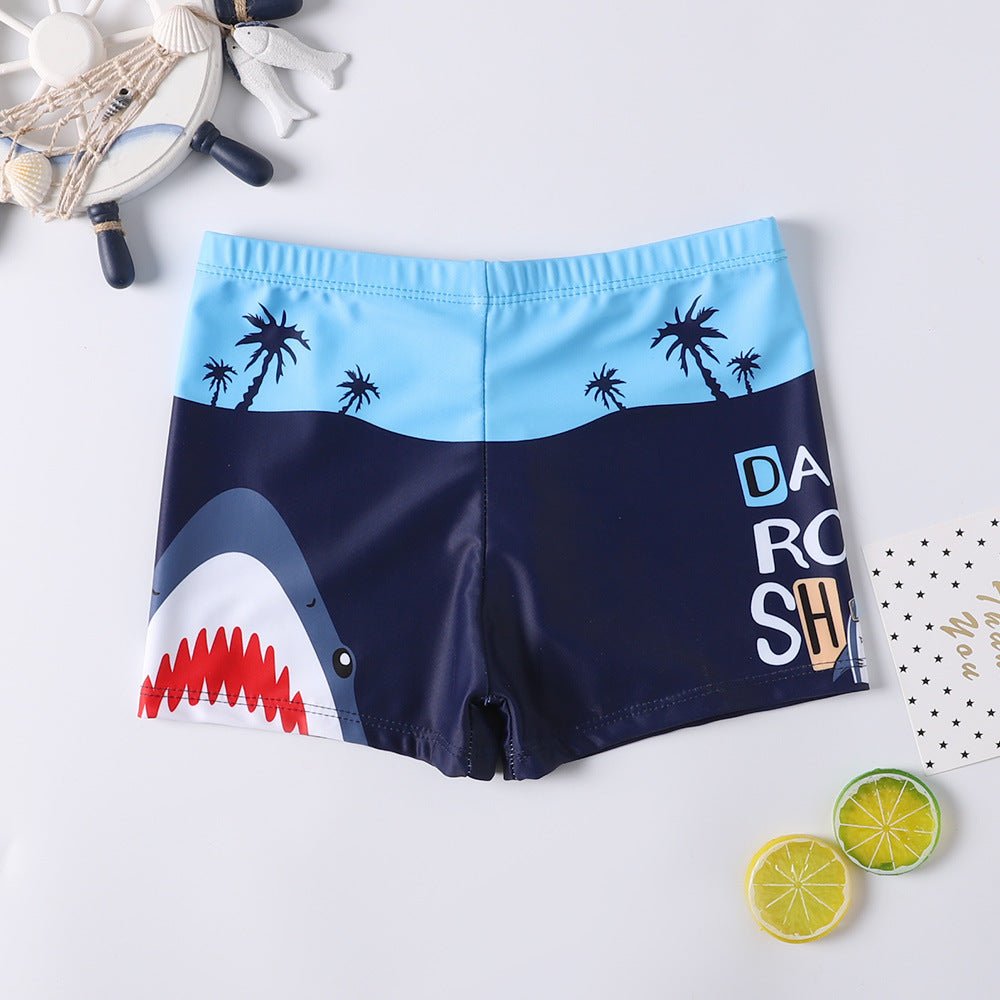 Cartoon Boy Swimsuit for Kids - Fun & Colorful Nylon Swimwear - Aqova
