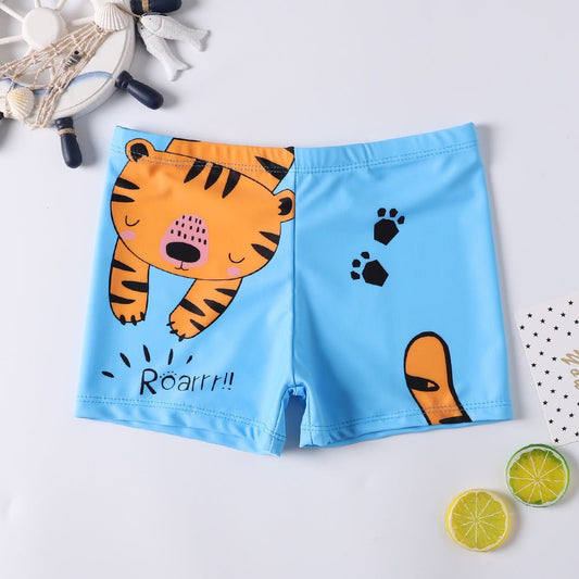 Cartoon Boy Swimsuit for Kids - Fun & Colorful Nylon Swimwear - Aqova