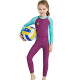 Cartoon Long - Sleeved Wetsuit - Quick - Drying Sunscreen Swimwear for Kids - Aqova