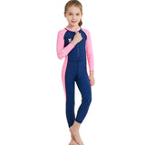 Cartoon Long - Sleeved Wetsuit - Quick - Drying Sunscreen Swimwear for Kids - Aqova
