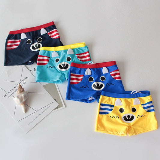 Children’s Boxer Swimming Trunks - Comfortable Polyester Beach Pants - Aqova