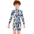 Children's Cartoon One - Piece Swimsuit - High Elasticity, Small Fresh Design - Aqova