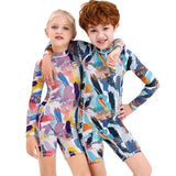 Children's Cartoon One - Piece Swimsuit - High Elasticity, Small Fresh Design - Aqova