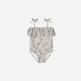 Children's High Elastic Sun Protection Swimsuit - Quick - Drying & Floral Design - Aqova