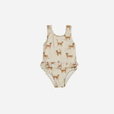 Children's High Elastic Sun Protection Swimsuit - Quick - Drying & Floral Design - Aqova