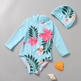 Children's One - Piece Sunscreen Swimsuit - Stylish & Trendy Design - Aqova