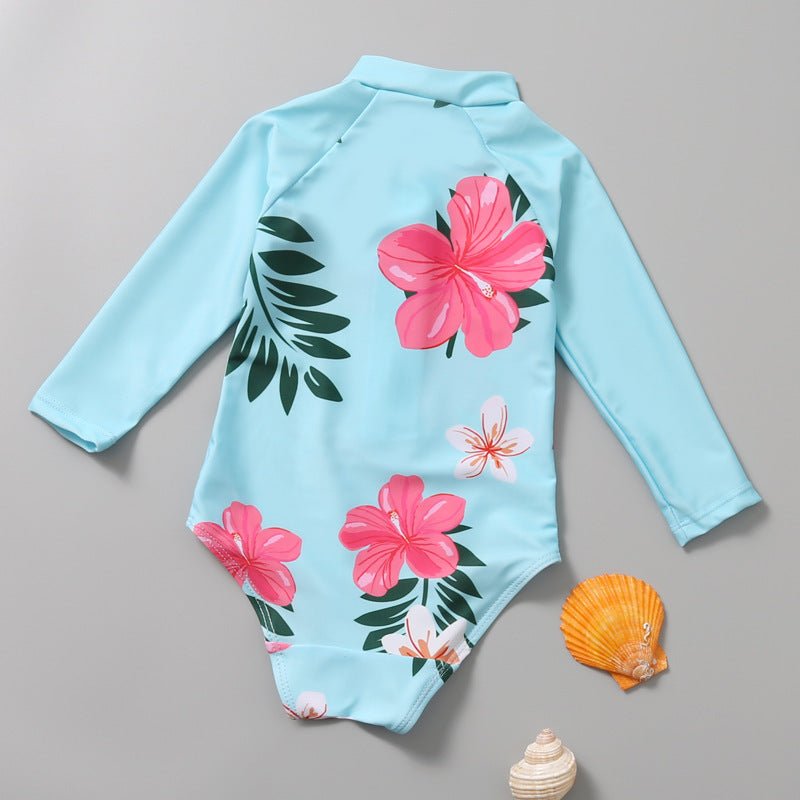 Children's One - Piece Sunscreen Swimsuit - Stylish & Trendy Design - Aqova
