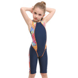 Children's One - Piece Swimsuit - High Flexibility, Sports Style Swimwear - Aqova