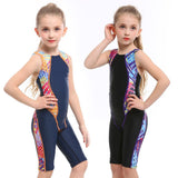 Children's One - Piece Swimsuit - High Flexibility, Sports Style Swimwear - Aqova