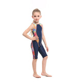Children's One - Piece Swimsuit - High Flexibility, Sports Style Swimwear - Aqova