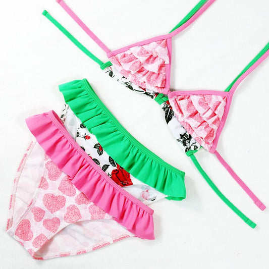 Children's Swimsuit Bikini - Comfortable & Stylish for Ages 5 - 14 - Aqova