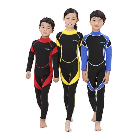 Children's Warm Cold - Proof Neoprene Diving Suit - Swimwear for All - Aqova