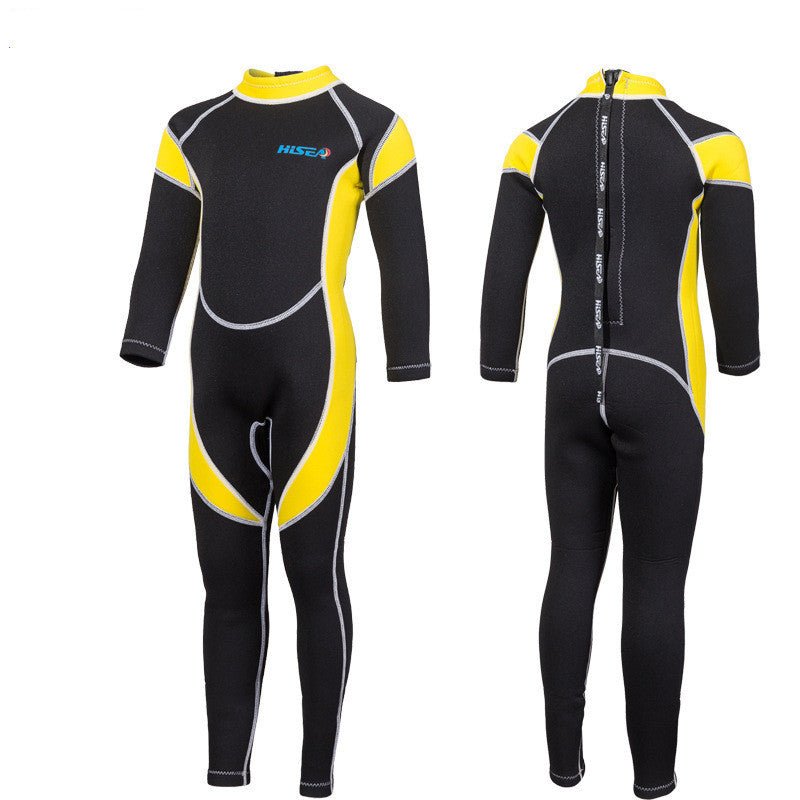 Children's Warm Cold - Proof Neoprene Diving Suit - Swimwear for All - Aqova