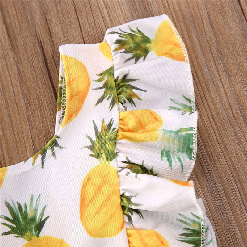 Colorful Printed Sleeve One - Piece Swimsuit for Kids - Sizes 6M to 5Y - Aqova