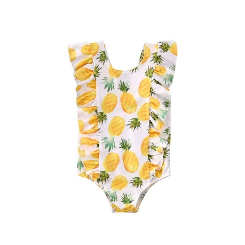 Colorful Printed Sleeve One - Piece Swimsuit for Kids - Sizes 6M to 5Y - Aqova